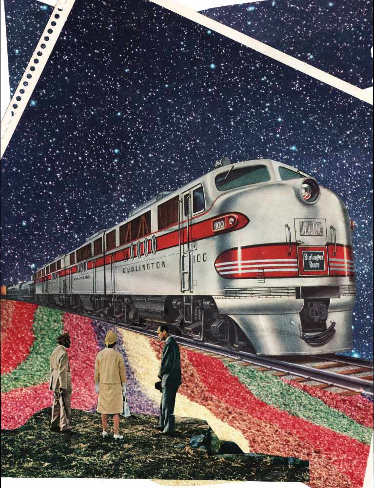Burlington Dream Factory analog collage.