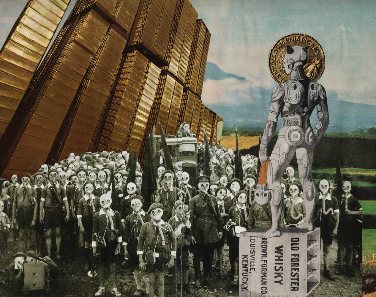 False Idol analog collage.